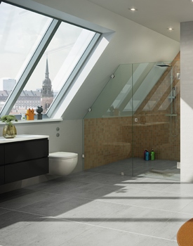 Badekar under skråtak Badekar under skråtak